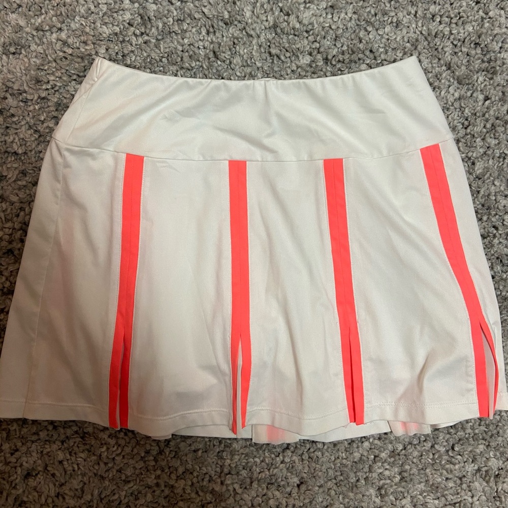 White tennis skirt!